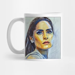 digital painting of Salma Mug